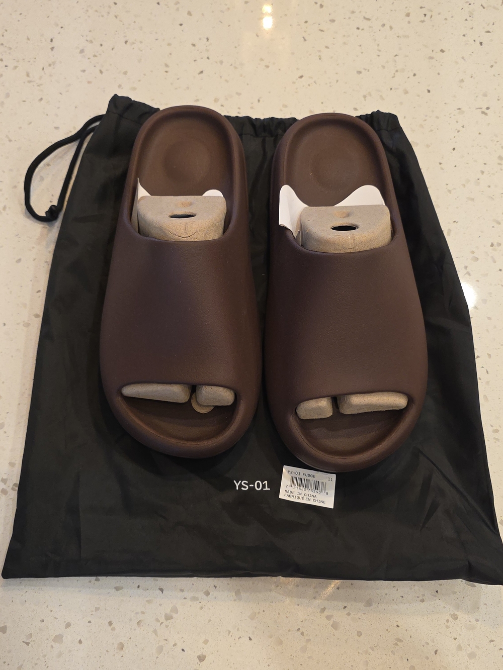 YS-01 Yeezy Fudge Slides Size 11